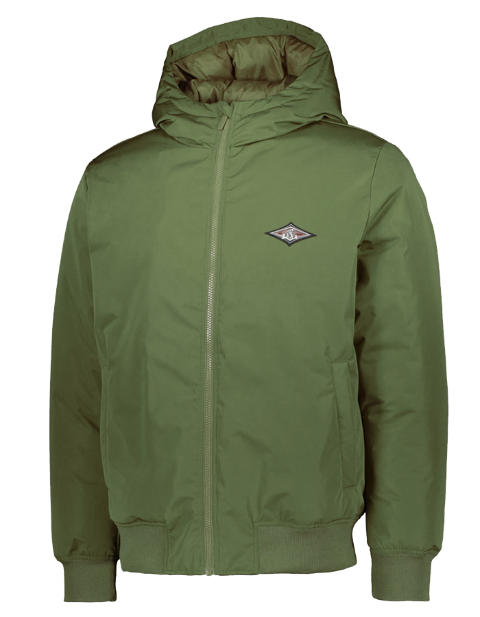 Jacket with bear discount logo