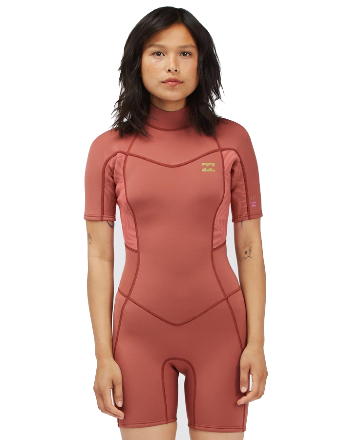 Billabong 2 2 Synergy Short Sleeve Back Zip Surf shop online