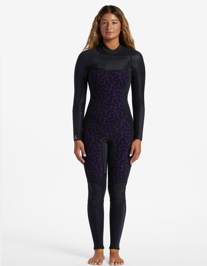BILLABONG 5 4 SYNERGY CHEST ZIP WETSUIT FOR WOMEN