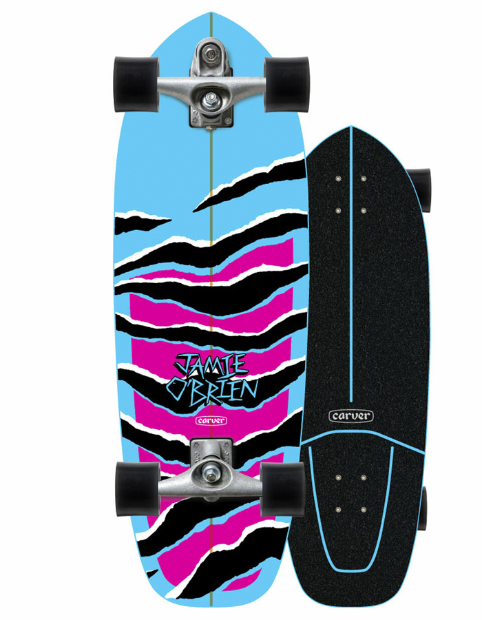 Jamie O'Brien スケートボード コンプリート 31‘’ Carver Skate Fort Jaime O'Brein 31