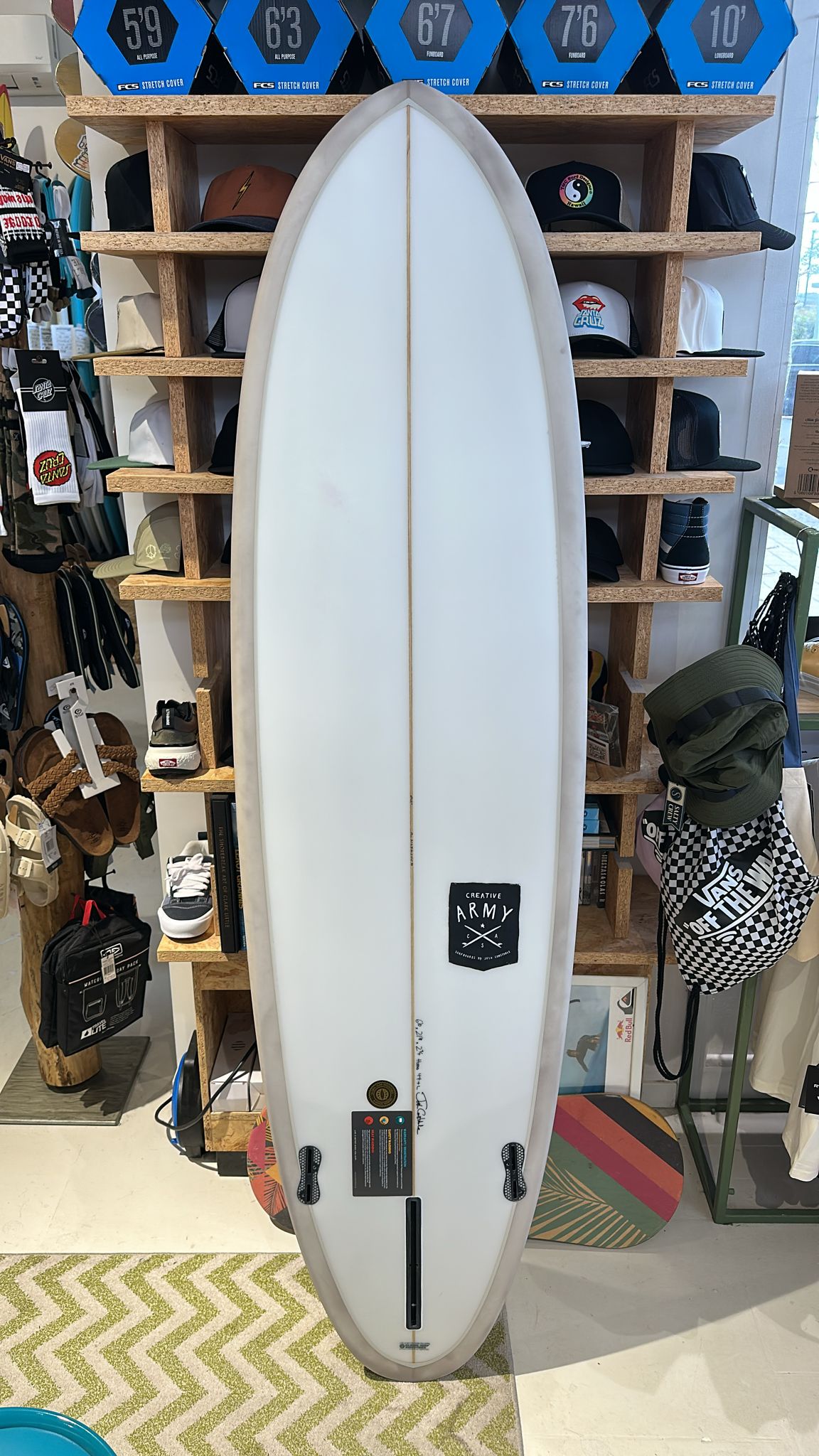 Creative Army Huevo PU - FCS II - 2 + 1 - Buy online Surfboards