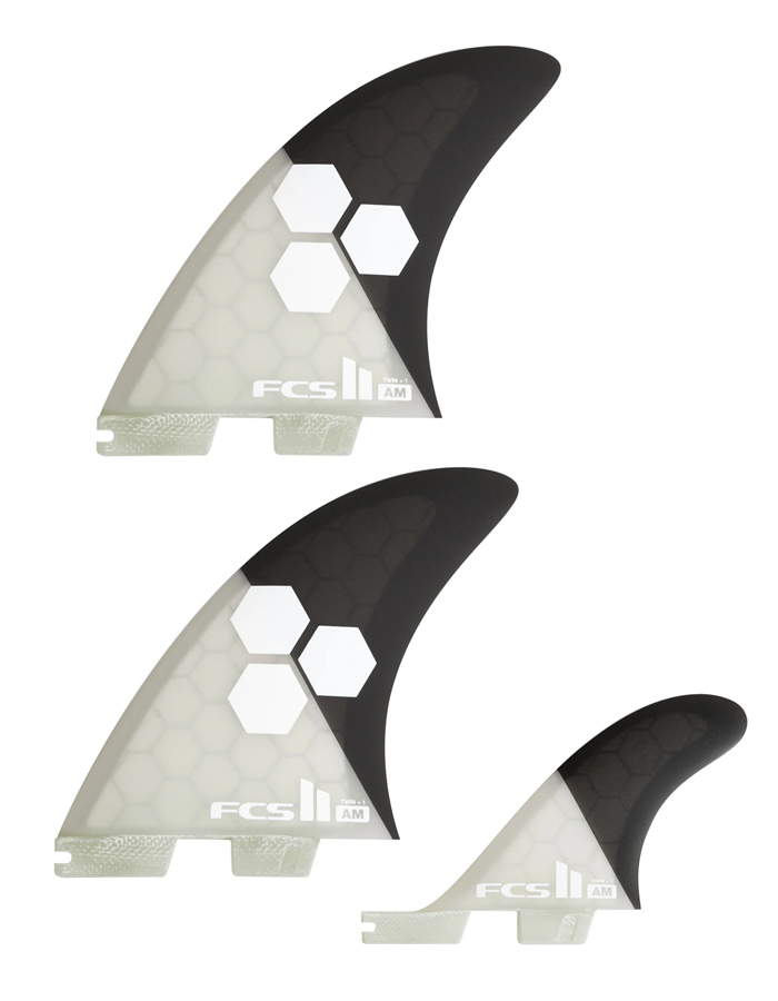 FCS II AL MERRICK TWIN + STABILISER FINS