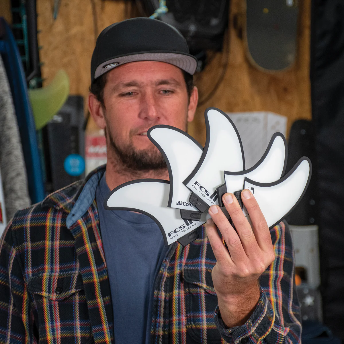 Pinne FCSII Harley Ingleby Air Core Neon Tri Fin set Large Surf shop online