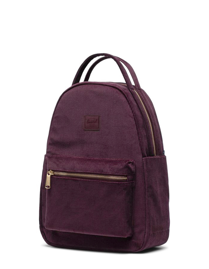 small corduroy backpack