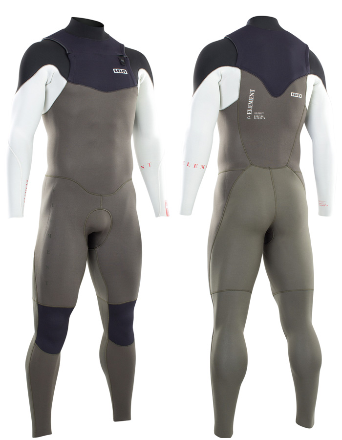 ION Strike Element Semidry 5/4 BZ DL black 102/LT Wetsuit BS 