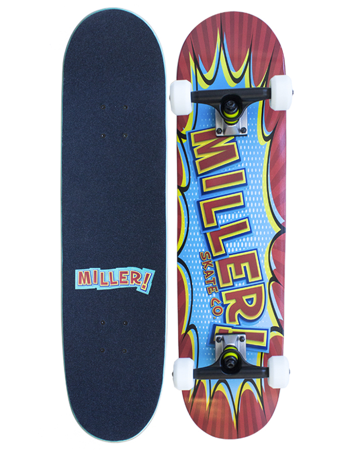 Efficiënt professioneel Gestreept Miller Comic 7.75" Skateboard Complete - Shop online