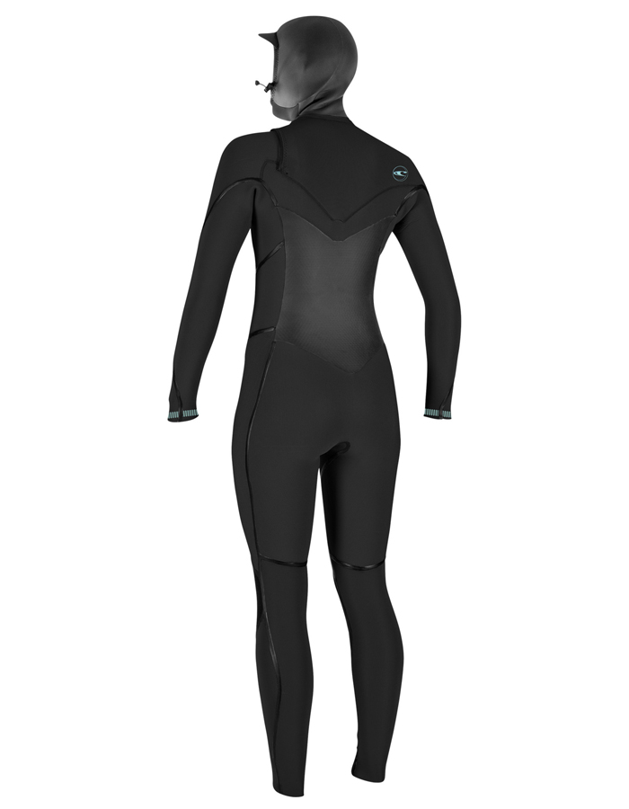 O'Neill Wms Psycho Tech 6/4+ Chest Zip Full Womens Wetsuit Chest