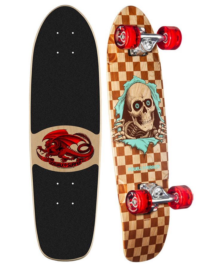 Powell Peralta Sidewalk Surfer Natural Checker Ripper Birch 8.375 -Shop  Online