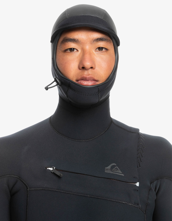 Quiksilver 5/4/3mm Highline hooded chest zip wetsuit - Surf shop