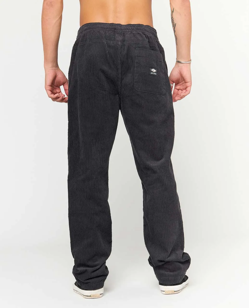 RIP CURL CLASSIC SURF DOUBLE CORD PANT BLACK
