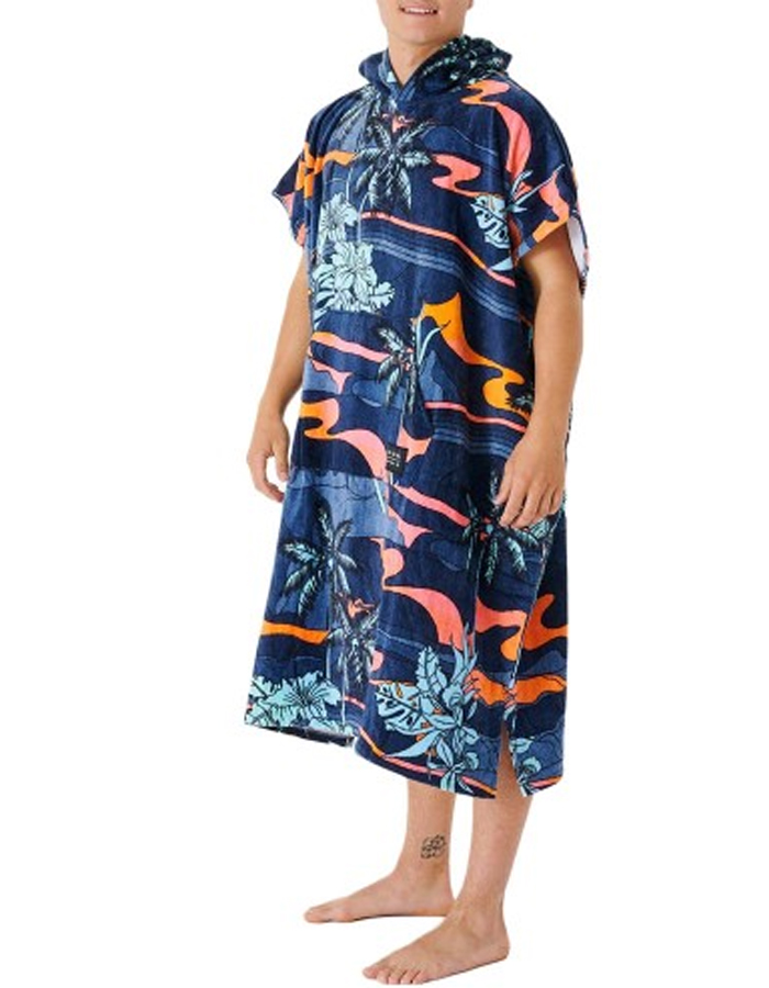 Rip Curl Combo Print Hooded Towel Poncho Surf Accessories