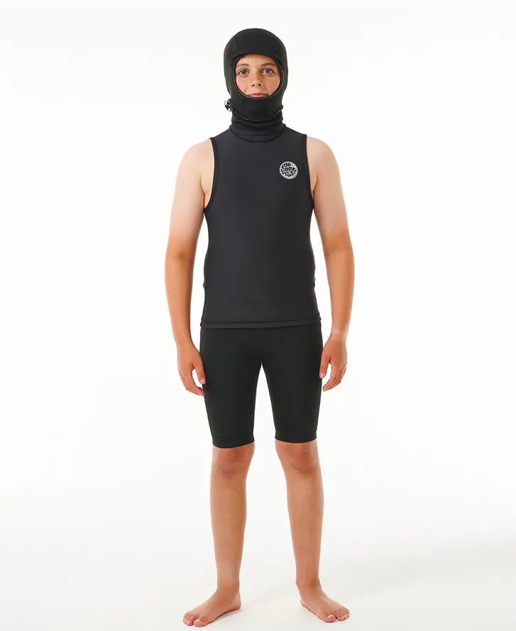 RIP CURL FLASHBOMB POLYPRO HOOD VEST 2MM KIDS
