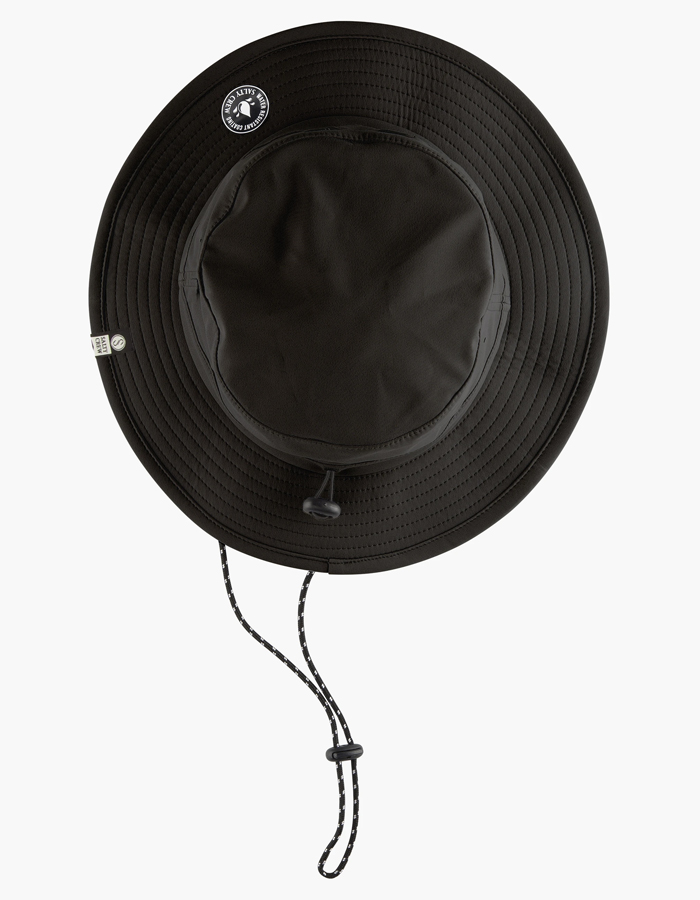 Salty Crew Alpha Tech Boonie Hat Black 