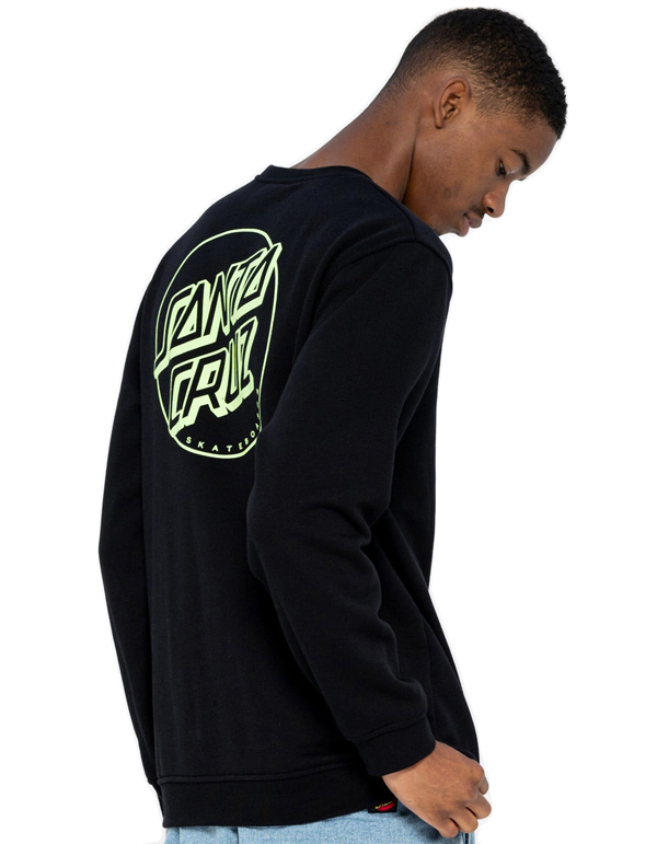 Santa Cruz Opus Dot Stripe Crew Felpa - Shop online Reef Clothing