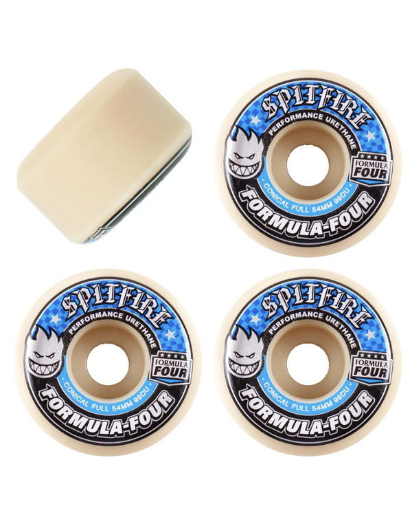 Spitfire Wheels Skateboards F4 99D Conical Full 54mm - Shop online