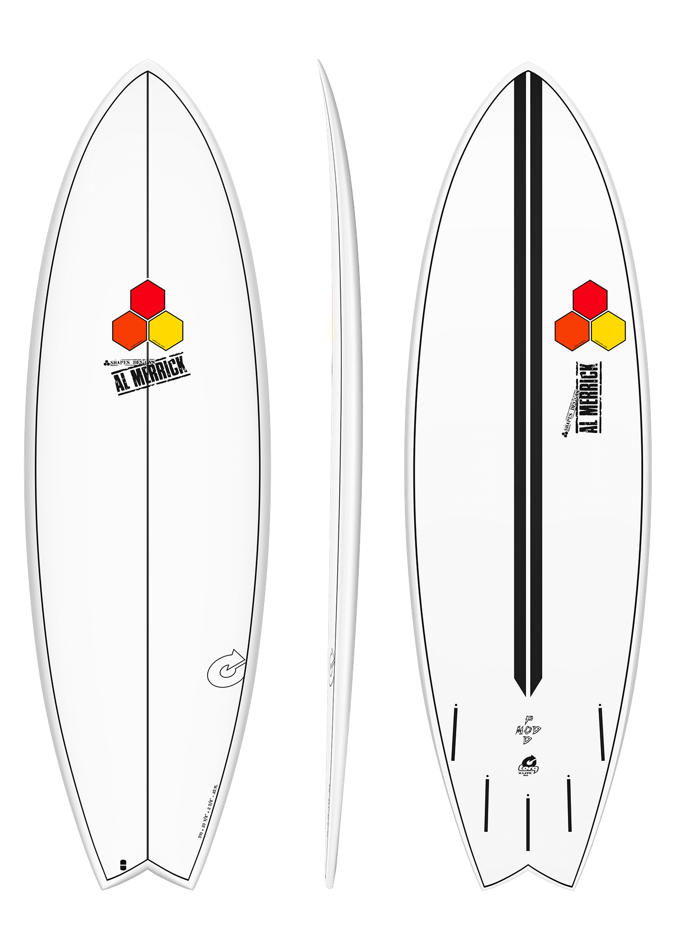 TORQ 5 6 6 6 POD MOD X LITE AL MERRICK WHITE PINLINE FUTURES