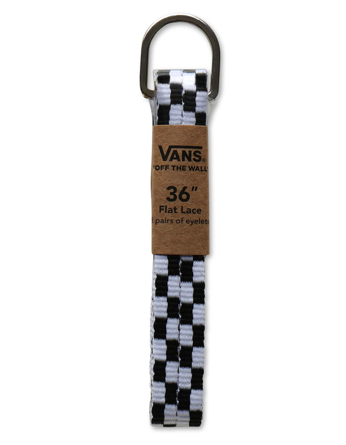 checkered vans laces