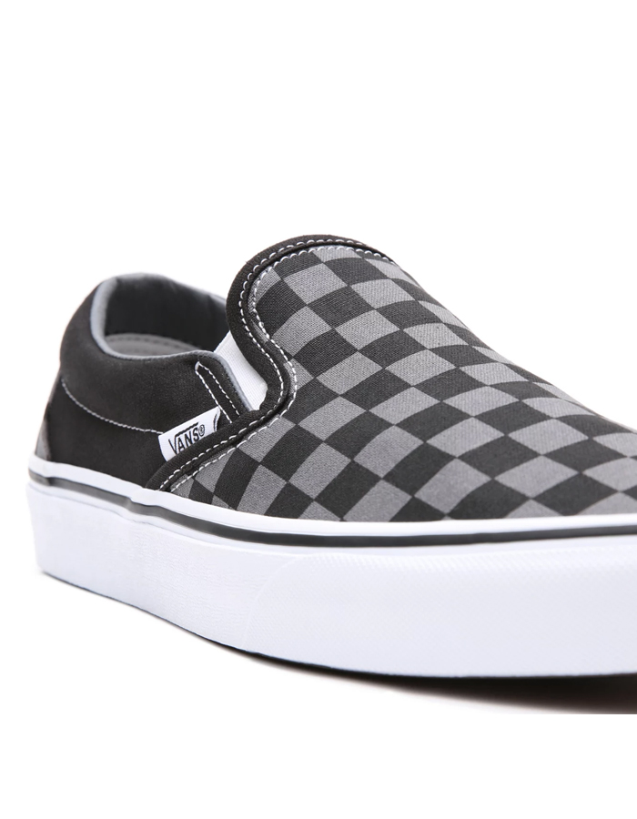 vans classic slip on black pewter