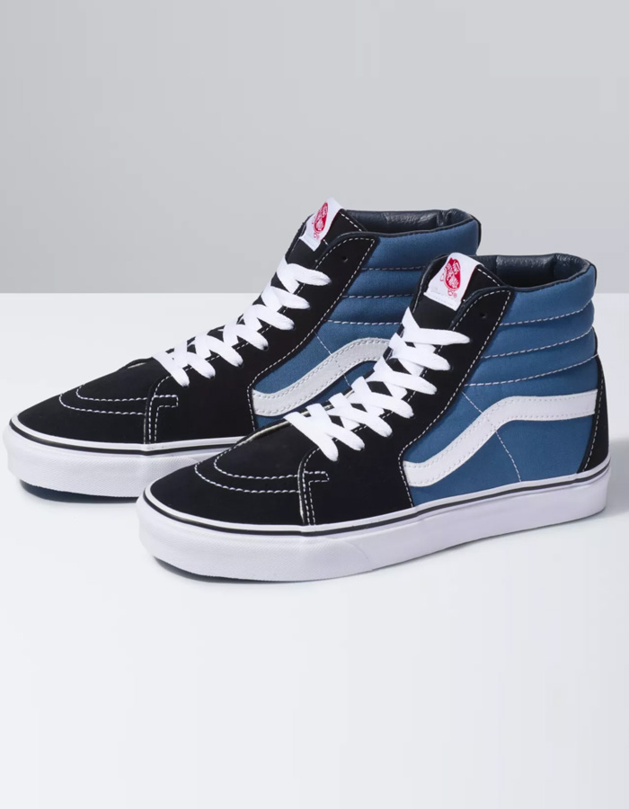 vans sk8 hi womens blue