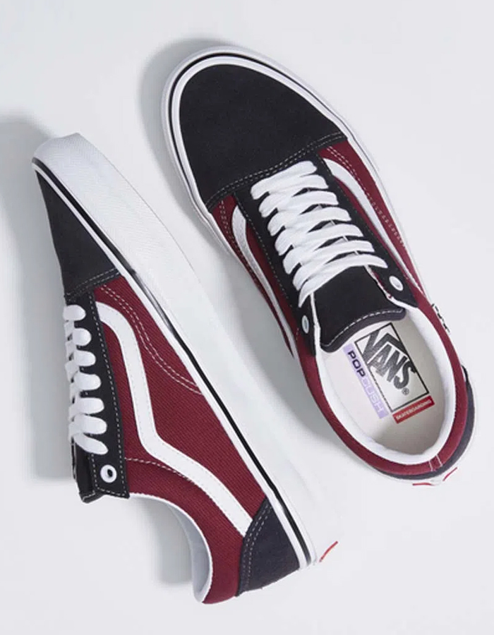 VANS SKATE OLD SKOOL SHOES ASPHALT POMEGRANATE رسم نجم VANS SKATE OLD SKOOL SHOES ASPHALT POMEGRANATE رسم نجم