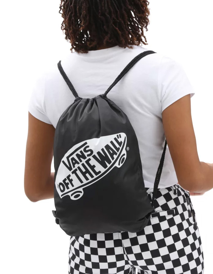 black vans drawstring bag