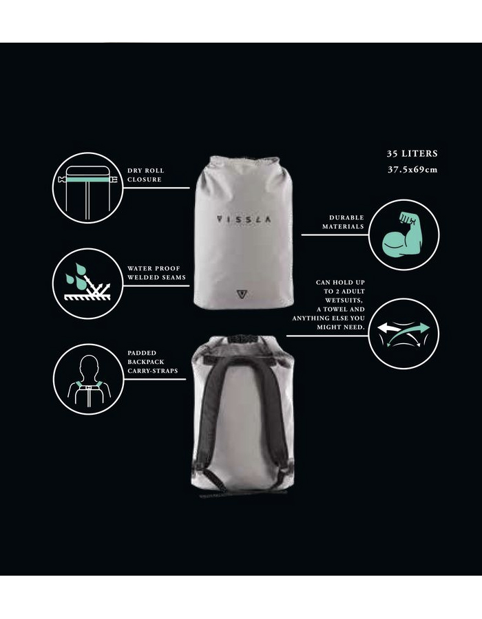 vissla waterproof backpack