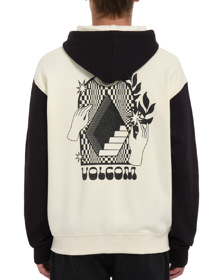 White volcom hoodie hotsell
