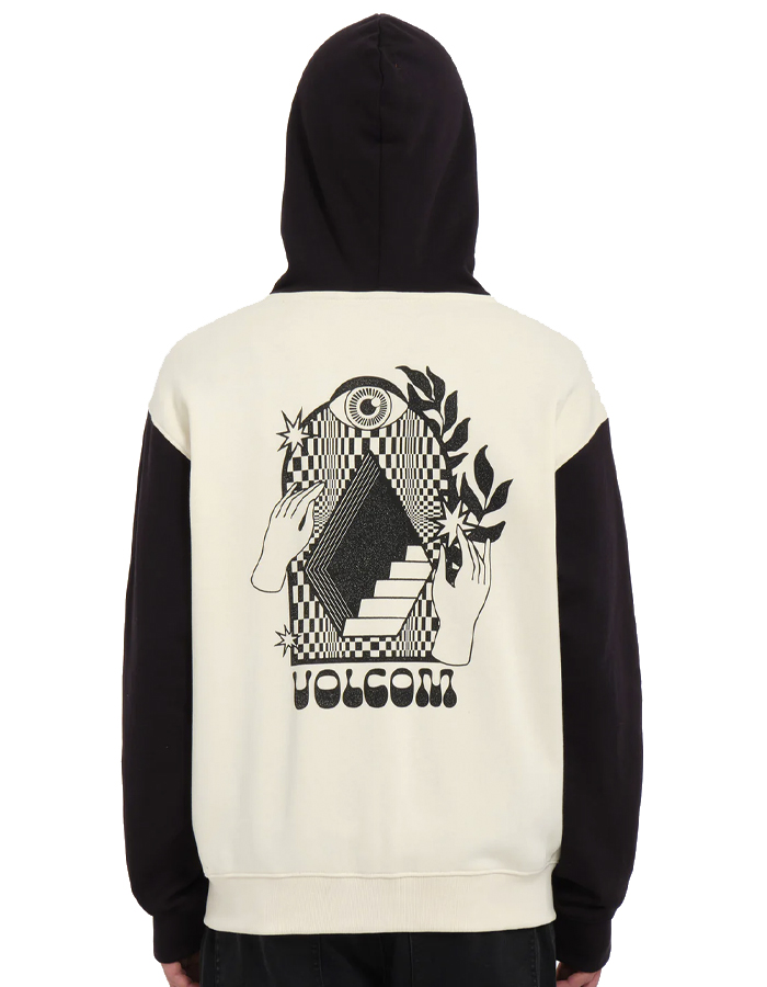 VOLCOM WATANITE ZIP HOODIE DIRTY WHITE