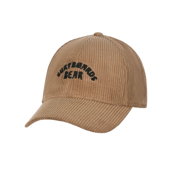 BEAR SURFBOARDS BASEBALL CAP CORDUROY KHAKI