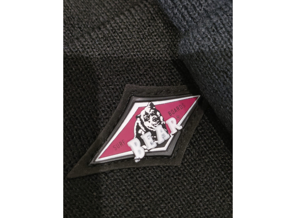 BEAR SURFBOARDS BEANIE BLACK