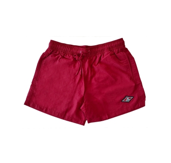 BEAR SURFBOARDS BOARDSHORTS VOLLEY STRIPES  SCARLET SAGE