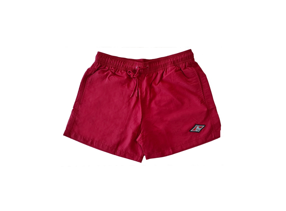 BEAR SURFBOARDS BOARDSHORTS VOLLEY STRIPES  SCARLET SAGE