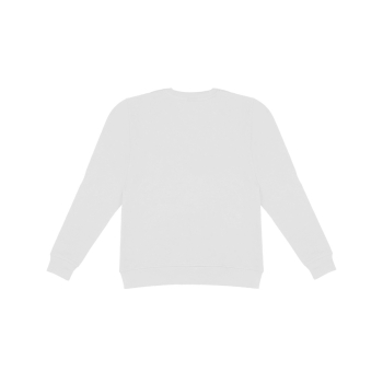 BEAR SURFBOARDS FLEECE CREWNECK BIG LOGO OPTICAL WHITE