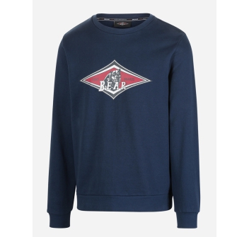 Bear Surfboards Fleece Crewneck Dress Blue Shop online