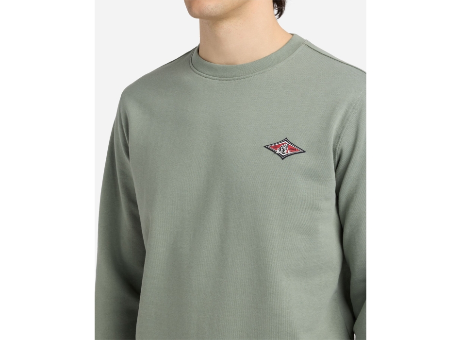 BEAR SURFBOARDS SMALL LOGO CREW NECK SHADOW