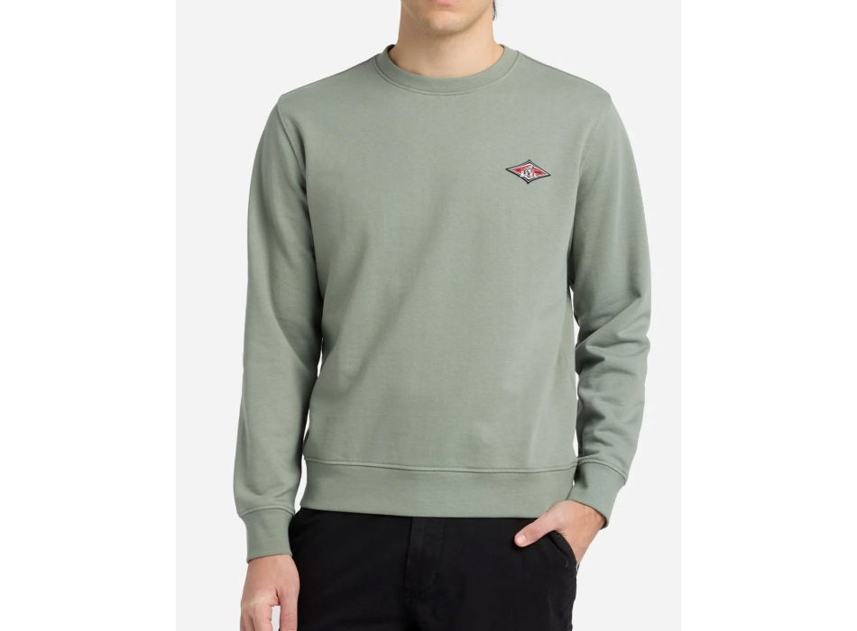 BEAR SURFBOARDS SMALL LOGO CREW NECK SHADOW