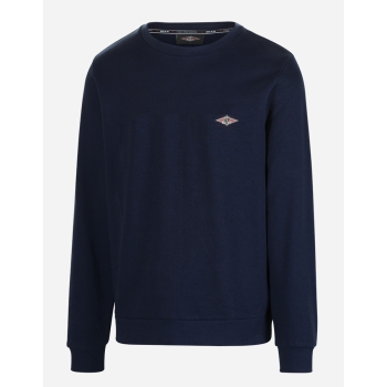 BEAR SURFBOARDS SMALL LOGO FLEECE CREW NECK SKY CAPTAIN