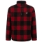 BEAR SURFBOARDS FURRY CHECKERED HALF ZIP
