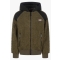 BEAR SURFBOARDS FURRY HOODIE FULL ZIP GREEN