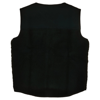 BEAR SURFBOARDS FURRY VEST ZIP BLACK