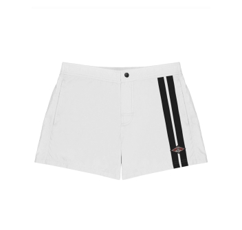 BEAR SURFBOARDS BOARDSHORTS WHITE ALYSSUM