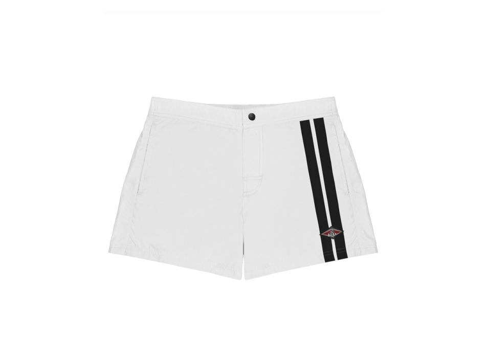 BEAR SURFBOARDS BOARDSHORTS WHITE ALYSSUM
