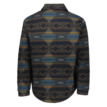 BEAR SURFBOARDS OVERSHIRT TOTEM ETHNIC PATTERN