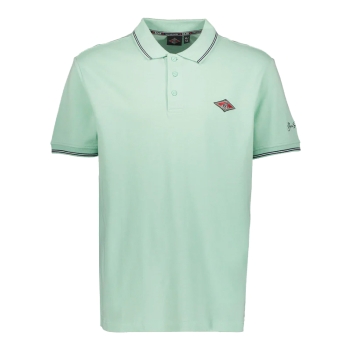 BEAR SURFBOARDS POLO SMALL LOGO SEAGRASS