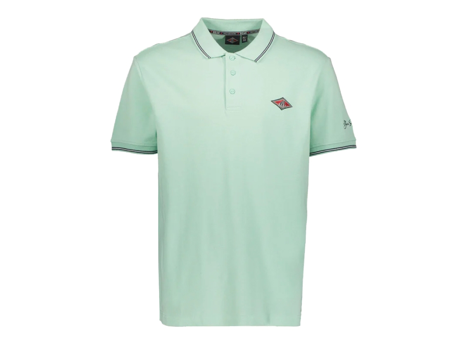 BEAR SURFBOARDS POLO SMALL LOGO SEAGRASS