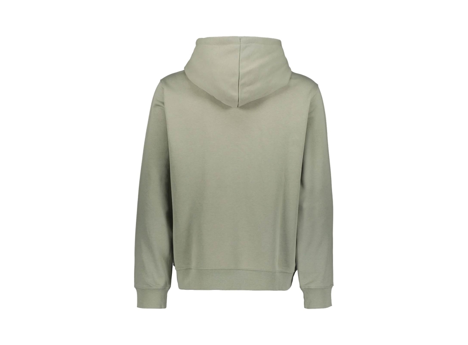 BEAR SURFBOARDS SMALL LOGO FLEECE ZIP HOODED SHADOW