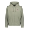 BEAR SURFBOARDS SMALL LOGO FLEECE ZIP HOODED SHADOW