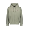 BEAR SURFBOARDS SMALL LOGO FLEECE ZIP HOODED SHADOW