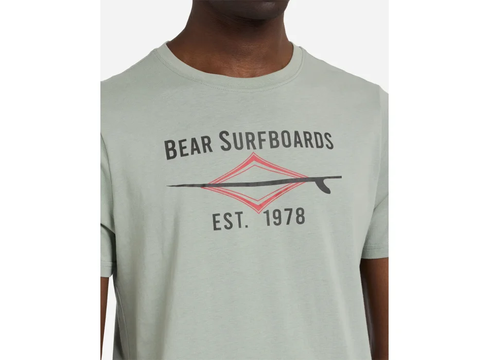 BEAR SURFBOARDS T-SHIRT 1978 WHITE