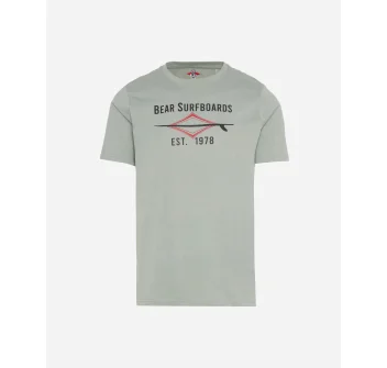 BEAR SURFBOARDS T-SHIRT 1978 WHITE